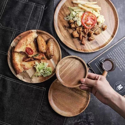 Eco Friendly Natural Wooden Plates